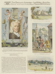 The Complete Angler, av Izaak Walton och Charles Cotton (chromolitho)